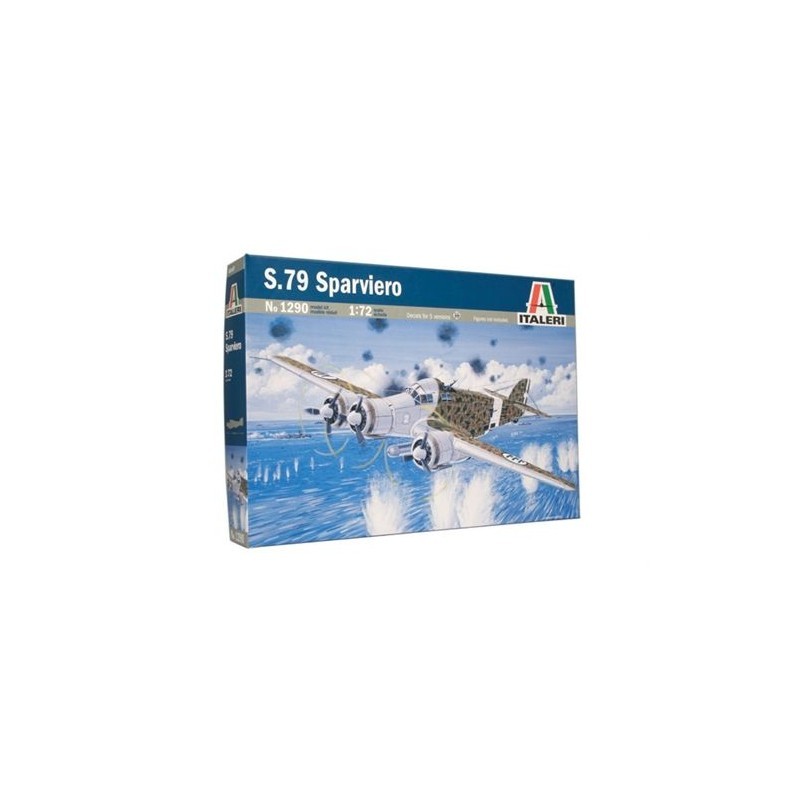 Maquette avion SM-79 Sparviero Italeri 1290 au 1/72 en plastique