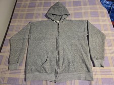 Vintage Sportswear Hoodie 1970s Double Face Waffle Thermal Zip Sweatshirt 1X XL