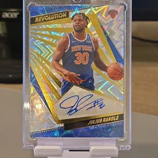 Panini 2021-22 Revolution Julius Randle Knicks Auto Fractal AG-JRD /100
