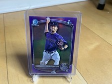 2025 Bowman Draft JB Middleton Chrome Purple Refractor 1st #/250 Rockies
