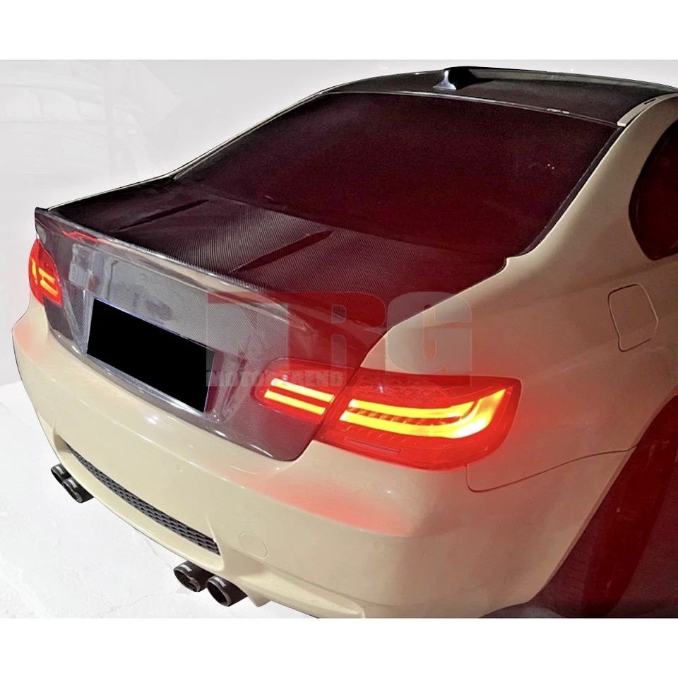 Para BMW E92 M3 2007-2013 Serie 3 328i 335i cupé CSL 2 estilo maletero de fibra de carbono Foto 2 de 4