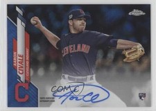 2020 Topps Chrome Rookie Blue Refractor 94/150 Aaron Civale #RA-AC Auto 10vy