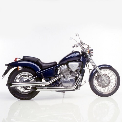 2228 SCARICO COMPLETO SILVERTAIL HONDA VT 600 C SHADOW 1988 - 2000 K02 CHROMED S - Imagen 1 de 3