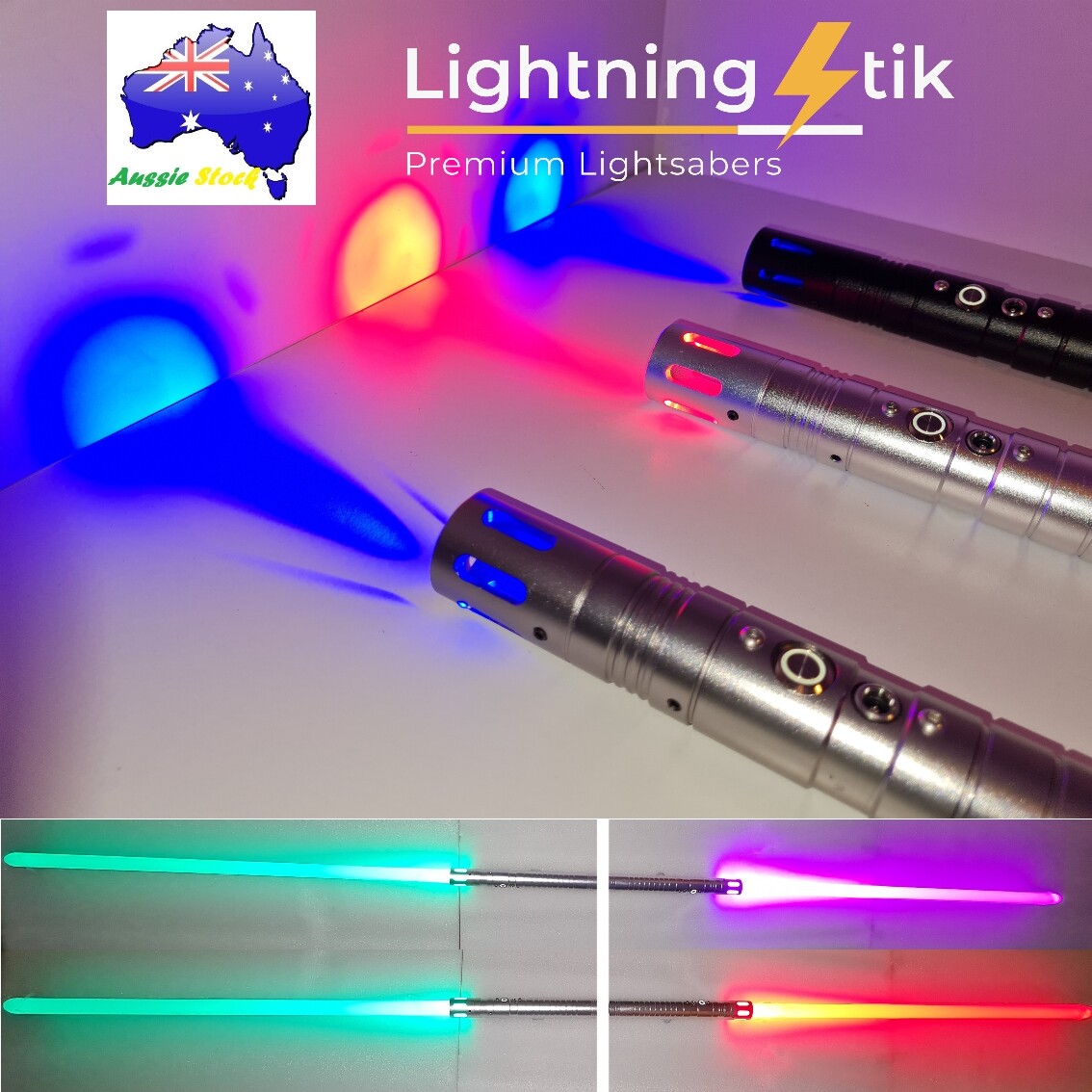 Star Wars Lightsaber RGB 7 Colors Change Metal Handle Laser Sword Heavy Duel Sound Two In One - Foto 4