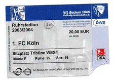 Ticket BL VfL Bochum - 1. FC Cologne 2003/04