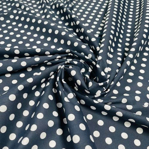 Polka Dot Polycotton - 50 different Colours and Dot Sizes Sold By The Metre - Picture 58 of 126