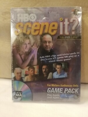 HBO Scene it? DVD Game pack for mature audiences only. NEW, SEALED