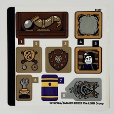 LEGO STICKER SHEET 76410 Slytherin House Banner Harry Potter Stickers Decals