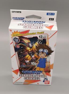 Digimon Card Game - Starter Deck - Gaia Red ST-1 English v1.0