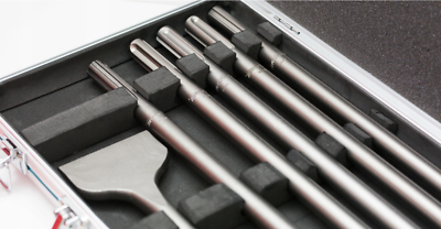 SDS-max Meißel Set 4-tlg. 280 Mm Flachmeißel Spitzmeißel Breitmeißel