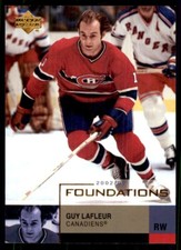 2002-03 Upper Deck Foundations Guy Lafleur Montreal Canadiens #51