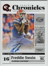 2020 CHRONICLES DRAFT FOOTBALL AUTO FREDDIE SWAIN RC RED FLORIDA GATORS