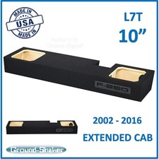 2002-2016 Ford F-250 Extended Cab 10" L7T Sub Box Subwoofer Enclosure