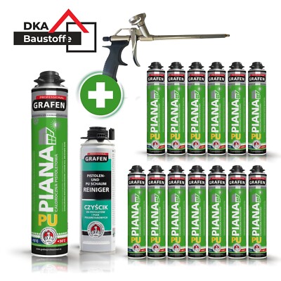 Pistolenschaum Montageschaum SET 750ml Pistole Reiniger Schaum!!!