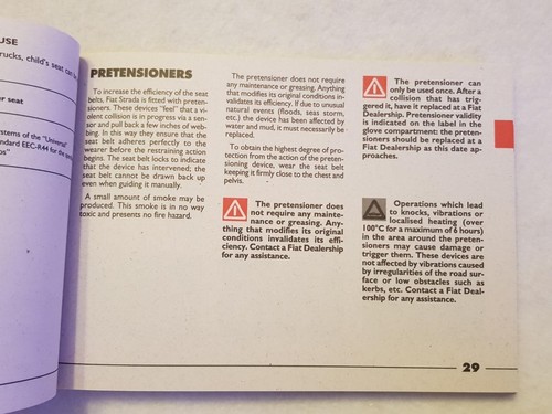 FIAT STRADA Car Owners Handbook FEB 2006 #603.50.929 1ST ED - Picture 2 of 4