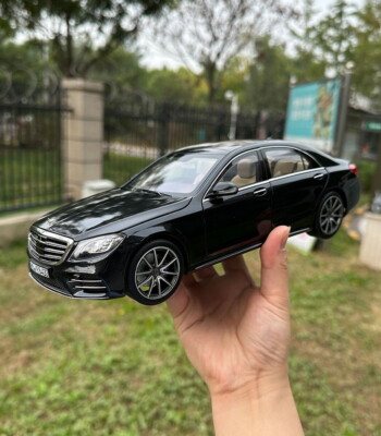 NOREV 1/18 Scale Mercedes-Benz S450L W222 Black Diecast Car Model Toy Gift