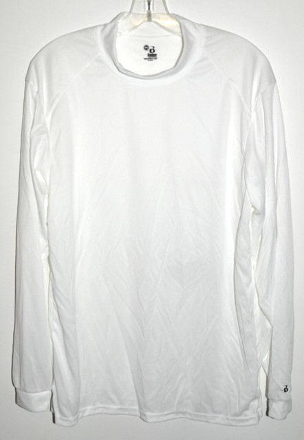 Mock Turtleneck Men Shirts LO White Tops - ourunderwear
