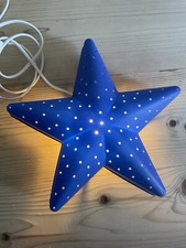IKEA SMILA STJARNA blue Star Wall Light Children a Bedroom Nightlight.