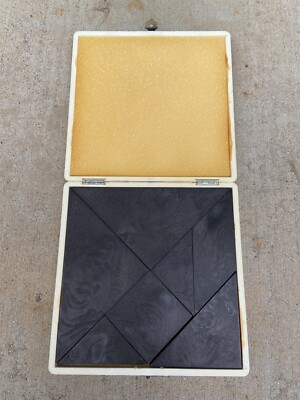 Vintage Tangram Puzzle With Case | eBay