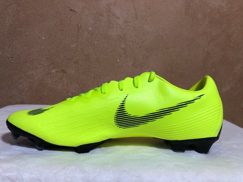 Nike Mercurial Vapor 12 Pro FG AH7382 701 Mens Sz 11.5 Volt/ Black Soccer  Cleats | eBay