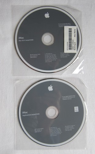 Apple MacBook Mac OS X Install DVD 10.5.6 & Applications 3A165