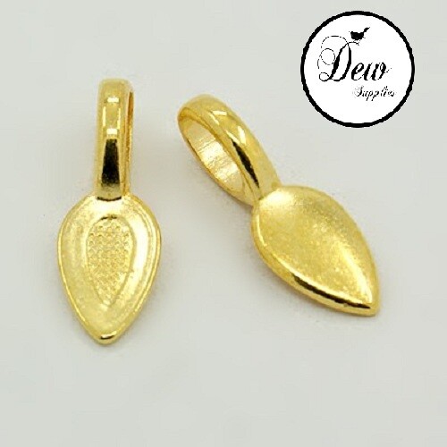 x Almohadilla Plana de Fianza Fabricación Joyería Suministros Color Dorado Fianza | eBay