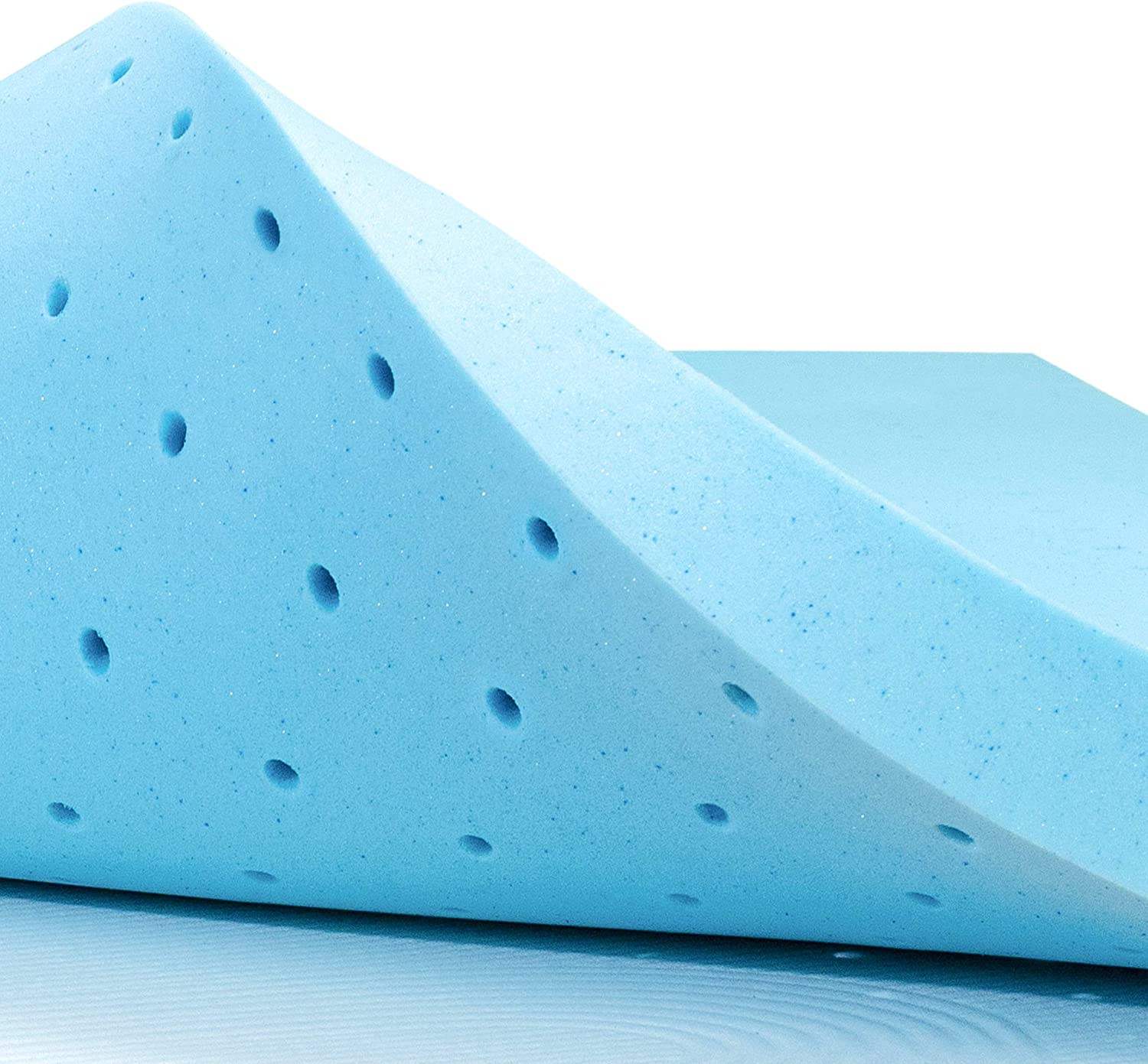 SUBRTEX 2, 3, 4 Inch Cooling Ventilated Gel Infused Memory Foam Mattress Topper