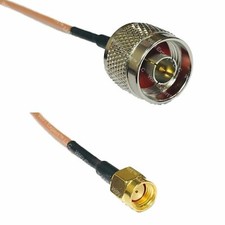 RG316 N MALE to RP-SMA MALE Coaxial RF Cable USA-US
