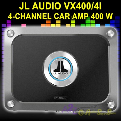 JL AUDIO VX400/4I 400 WATT 4 CHANNEL AMPLIFIER WITH DIGITAL SIGNAL PROCESSING