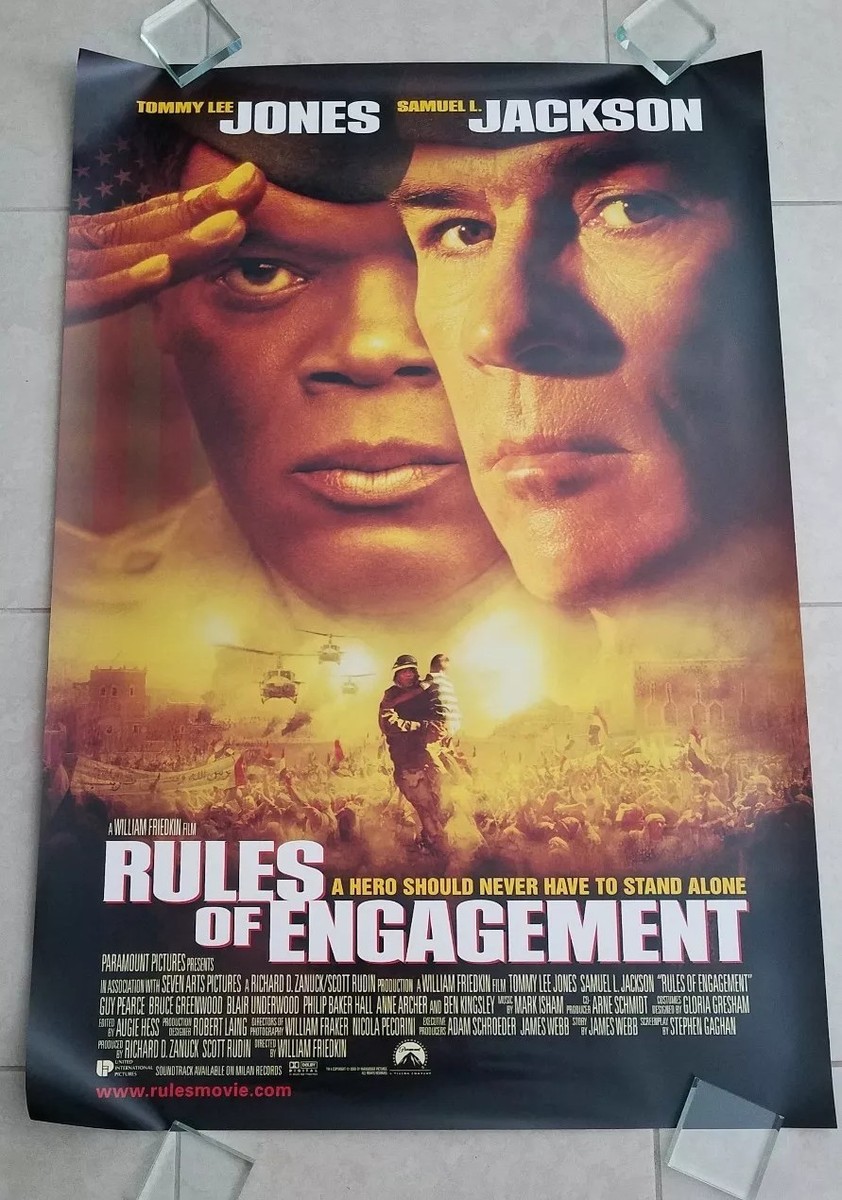 Rules Of Engagement movie poster - Tommy Lee Jones, Samuel L