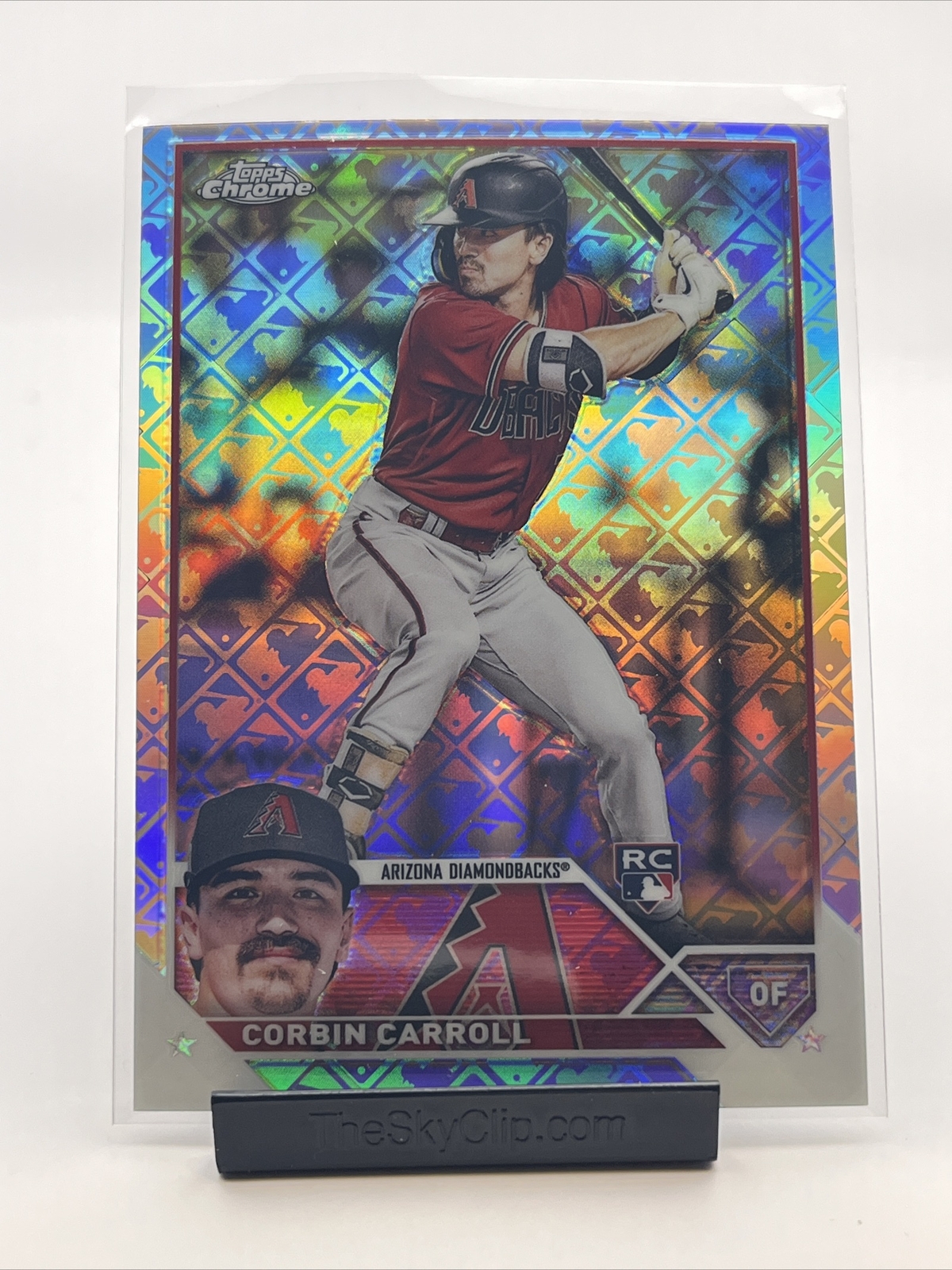 2023 Topps Chrome Logofractor Edition Corbin Carroll RC #95 Diamondbacks