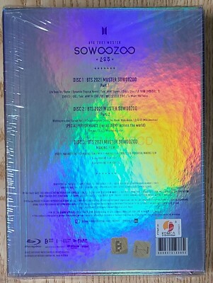 BTS 2021 MUSTER SOWOOZOO K-POP 3 DISCS BLU-RAY + PHOTOCARD + 4X6