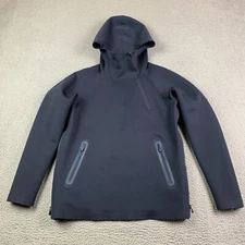 Descente Hoodie Mens XS Allterrain Karuishi Parahem Hoody Navy Blue