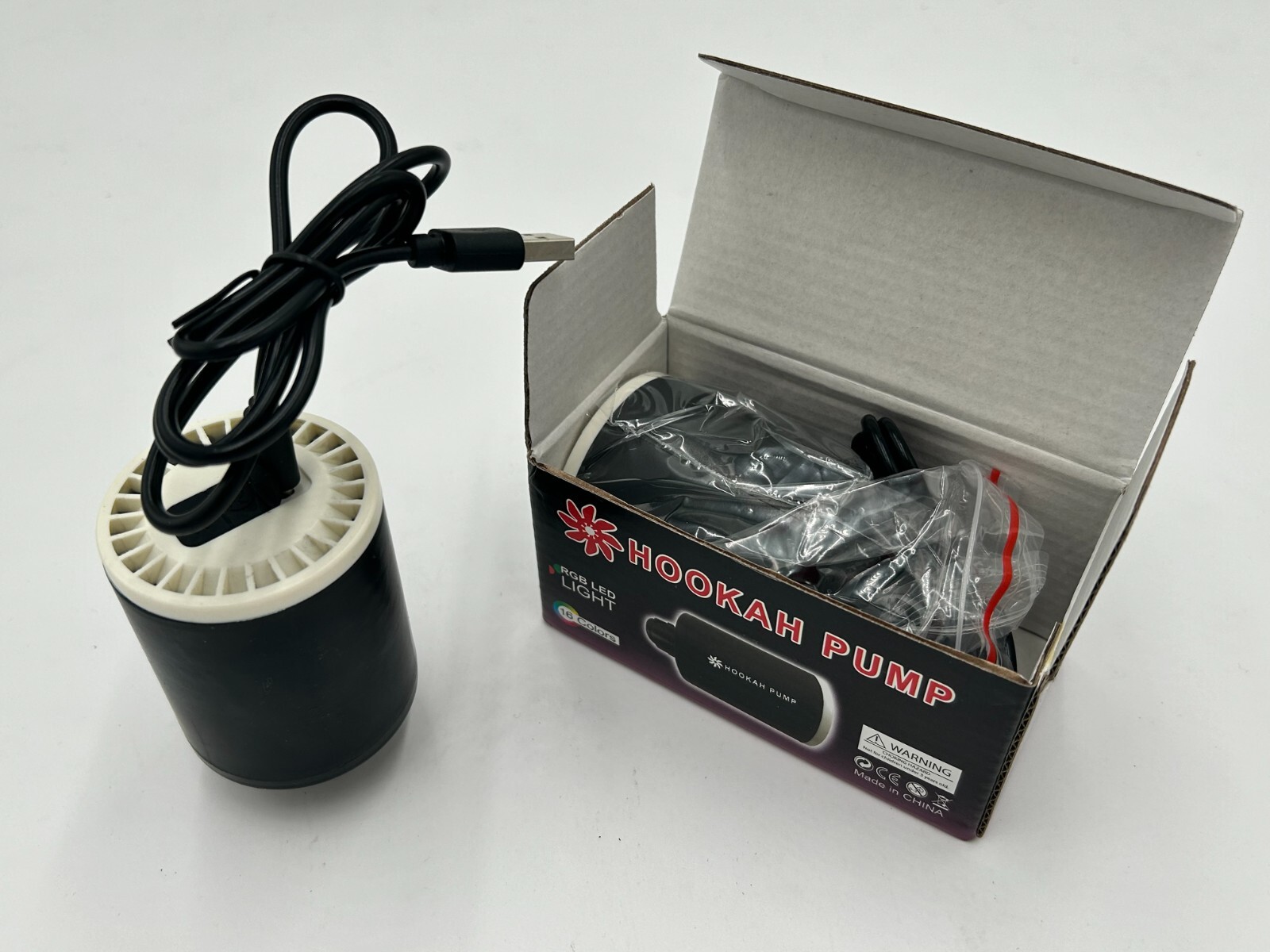 Portable, USB Charged, Hookah Starter coal Burner Led Light. Save your breath.