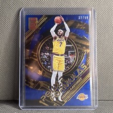 2021-22 Donruss Elite Carmelo Anthony Power Formulas Blue #/99 LA Lakers