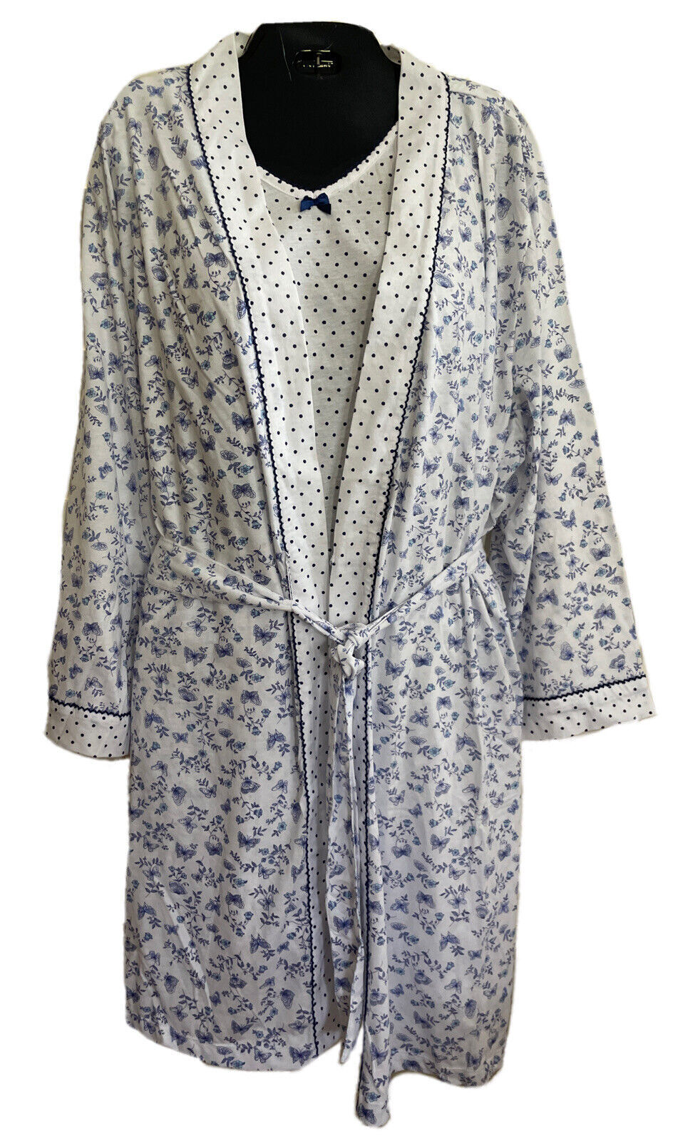 Carole Hochman Nightgown & Robe 2PC Set, 4 New Designs; Szs S, M, L