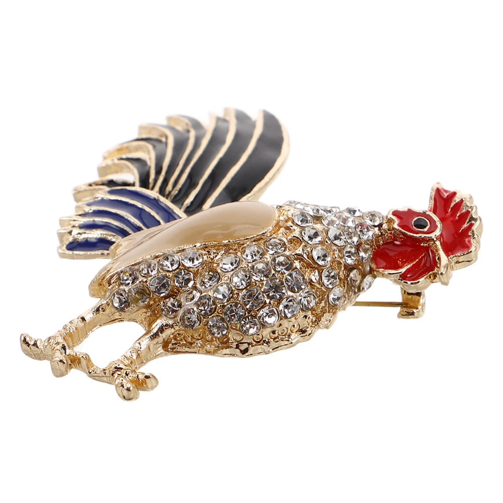 VETEMENTS Spilla donna vestiti donna spilla gallo design cappotto spilla vestiti