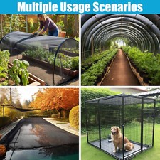 70 UV Sunblock Shade Cloth for Canopy Plant Cover Greenhouse Barn 6 x 16 ft