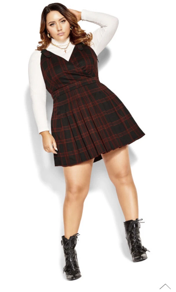 City cheap chic pinafore
