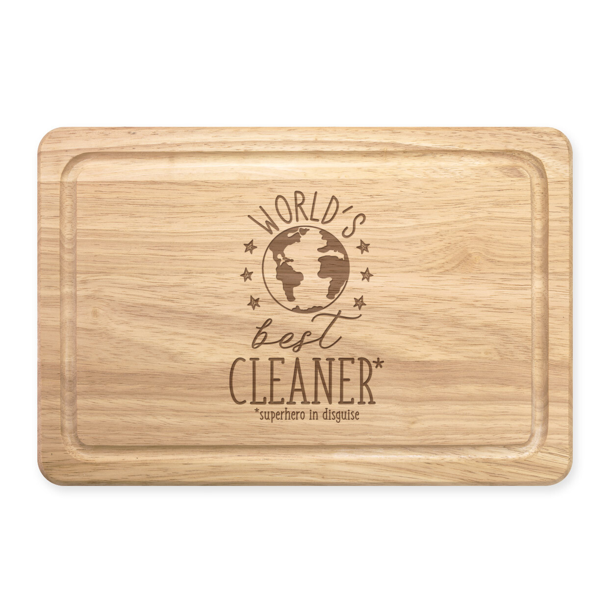 World's Best Cleaner Rectangular Chopping Board Funny Joke Favourite