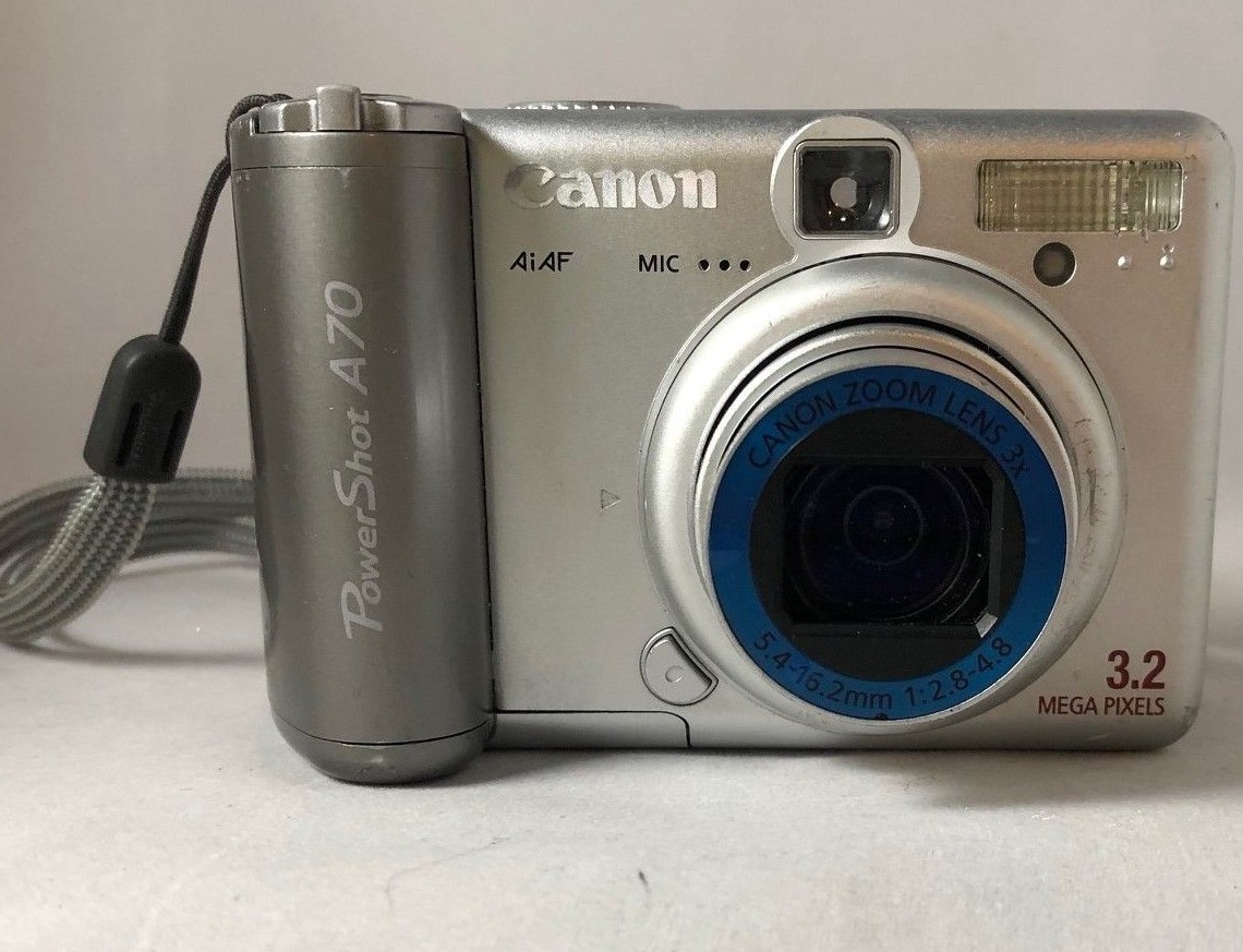 Canon PowerShot A70 3.0MP Digital Camera - Silver | eBay. Canon Powershot  A610 Manual Download ...