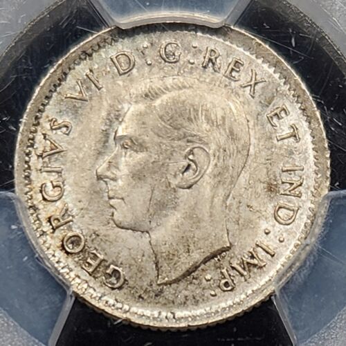 Silver 1937 Canada 10 Cents Dime | PCGS MS65 Gem BU