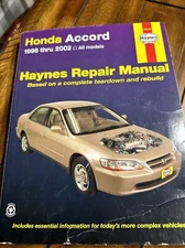 Haynes Repair Manual 42014 Honda Accord 1998-2002
