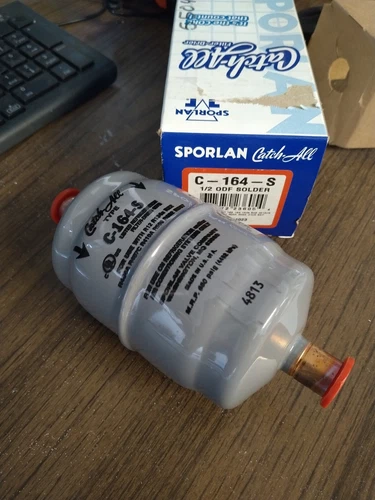 ꙮ Sporlan Catch-All C-164-S 1/2 ODF Solder Filter Drier