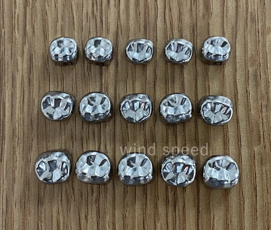 Coronas molares permanentes dentales corona temporal preformada para adultos acero inoxidable Foto 2 de 4