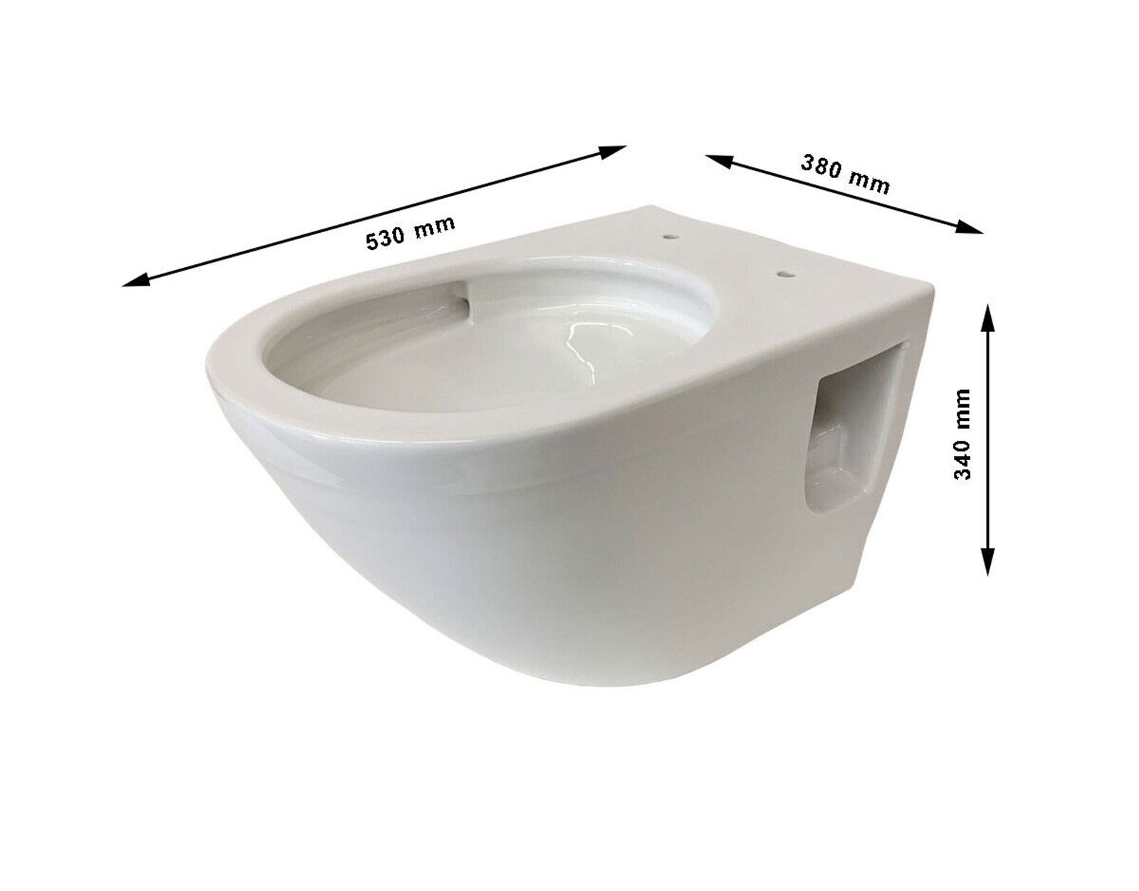 TOTO NC CW762Y Wand WC Toilette SET Tiefspüler Tornado Flush mit WC Sitz Deckel