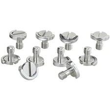 20PCS 1/4  -20 D-Ring Stainless Steel Mounting Fixing Screw For Camera Tripod