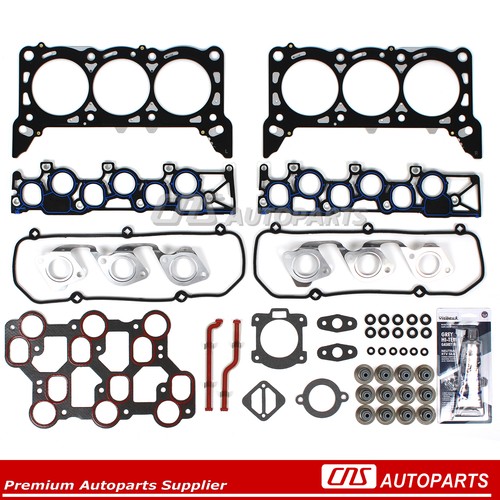 96-98 Ford Windstar 3.8L OHV 4mm thick Intake Manifold Gasket Set VIN 4