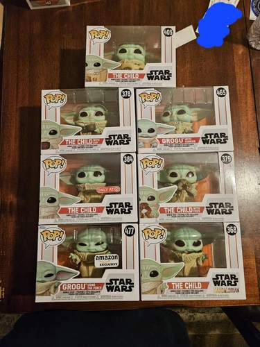 Funko Pop Star Wars The Child Grogu 368 378 379 384 405 465 477 Set7 Mandalorian