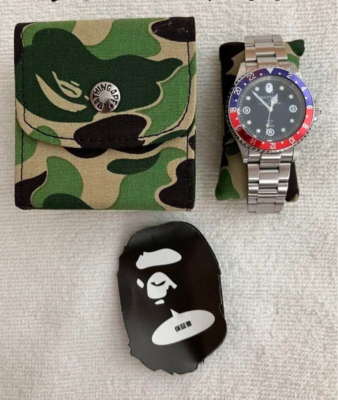 A BATHING APE BAPEX TYPE 2 Non-Date Model Red Blue | eBay
